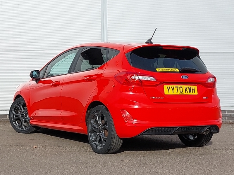 Ford Fiesta 1.0 Ecoboost Hybrid Mhev 125 St-line Edition YY70KWH Red #2