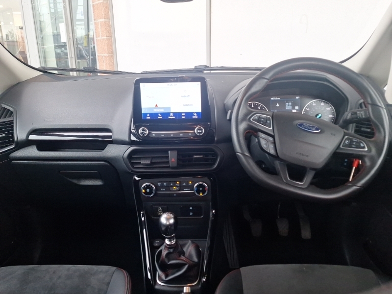Ford Ecosport 1.0 Ecoboost 140 St-line GN22OFA White #3