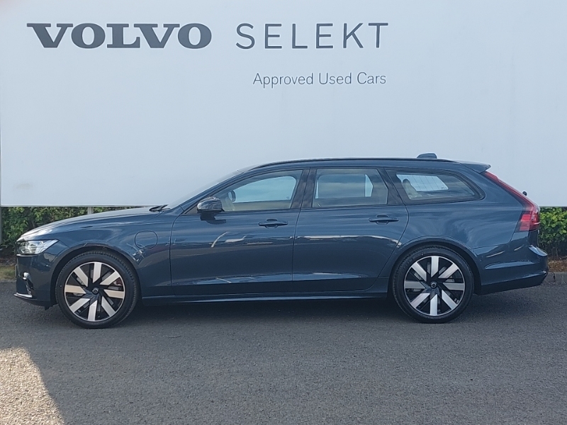 Volvo V90 2.0 T6 350 Phev Plus Dark Awd SM25NWO Blue #4