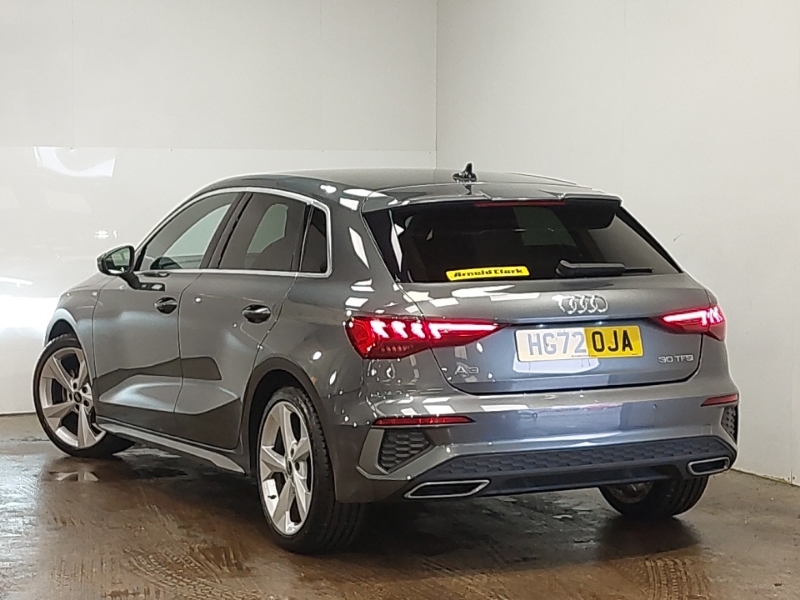 Audi A3 30 Tfsi S Line HG72OJA Grey #2