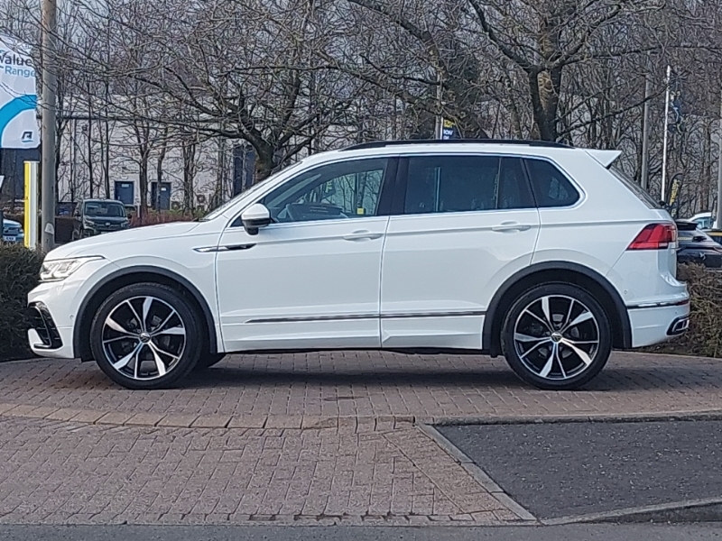 Volkswagen Tiguan 2.0 Tdi R-line Dsg NL72XGN White #4