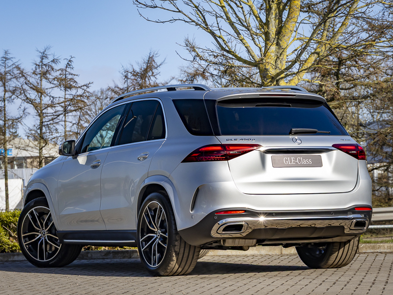 Mercedes-Benz GLE Class Gle 450D 4Matic Amg Line Prem 9G-tron 7 St Silver #2