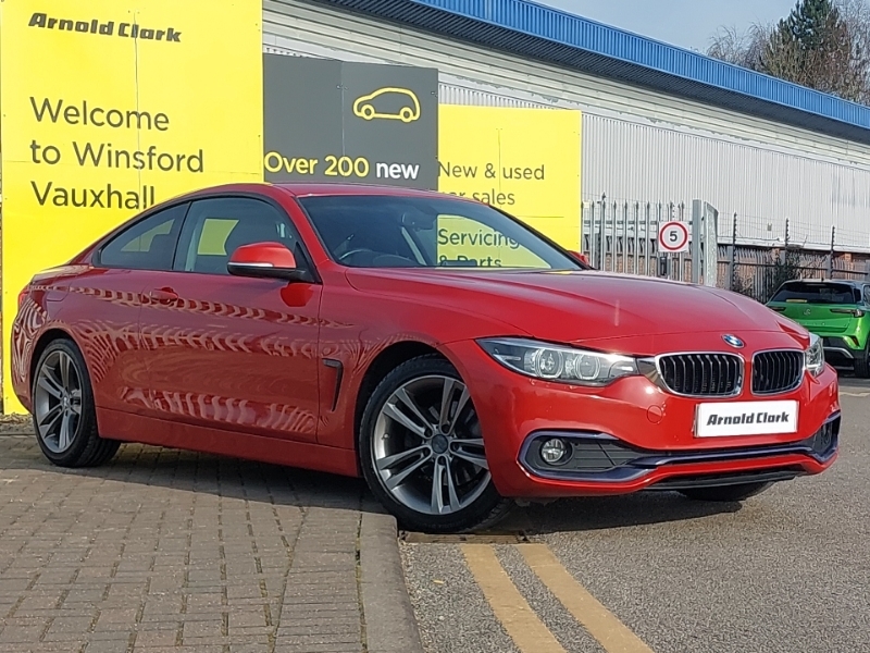 BMW 4 Series 420D 190 Sport Business Media Red