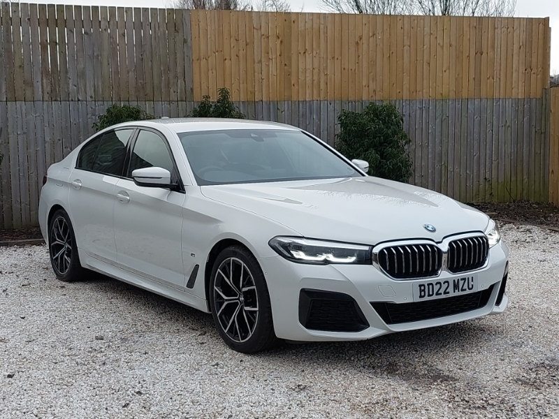 BMW 5 Series 520D Mht M Sport Step White