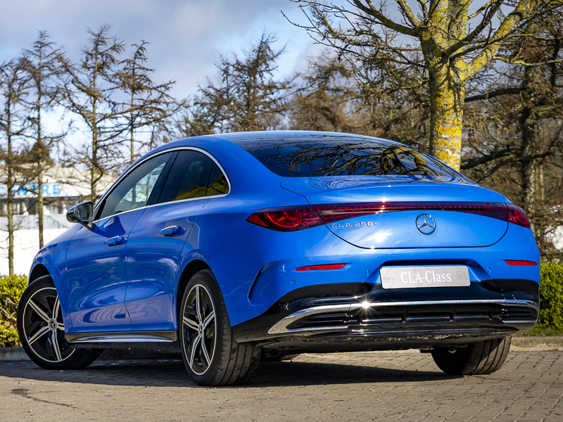 Mercedes-Benz CLA Class Cla 250 200Kw Eq Tech Amg Line Ed 85Kwh Blue #2