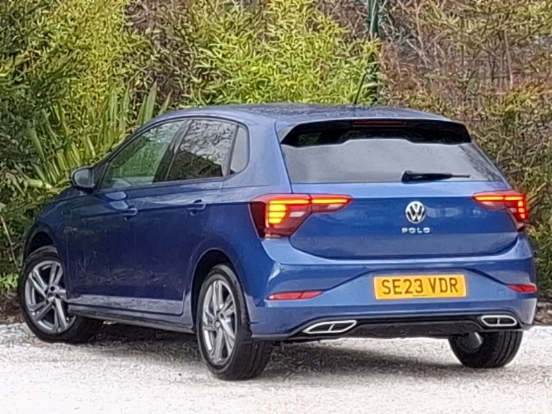 Volkswagen Polo 1.0 Tsi R-line SE23VDR Blue #2