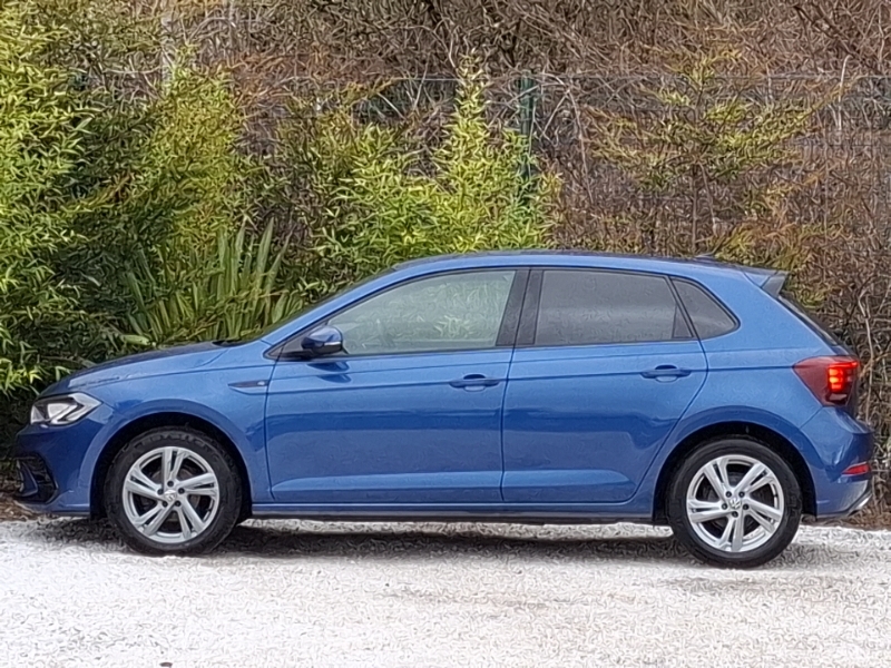 Volkswagen Polo 1.0 Tsi R-line SE23VDR Blue #4