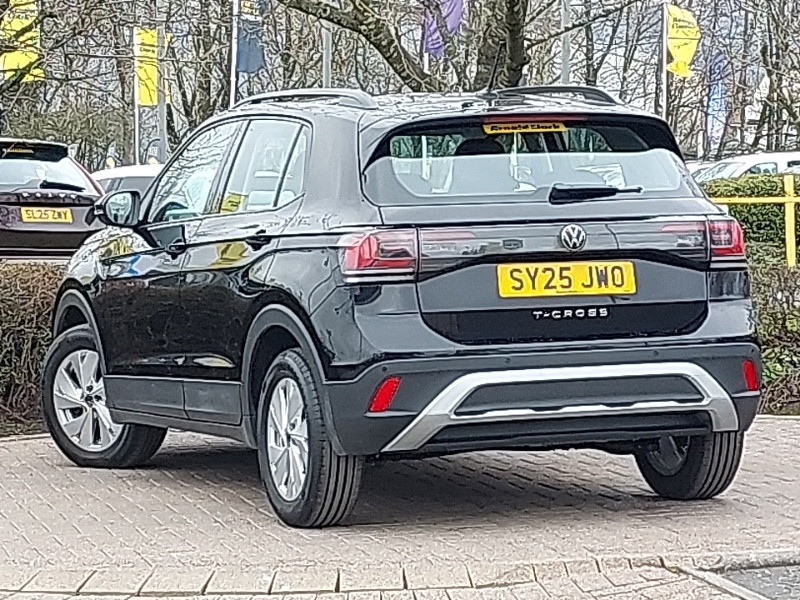 Volkswagen T-Cross 1.0 Tsi 115 Life Dsg SY25JWO Black #2