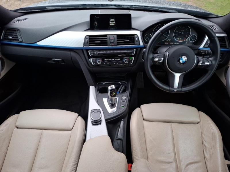 BMW 4 Series 420D 190 Xdrive M Sport Prof Media SD16EDW Blue #3