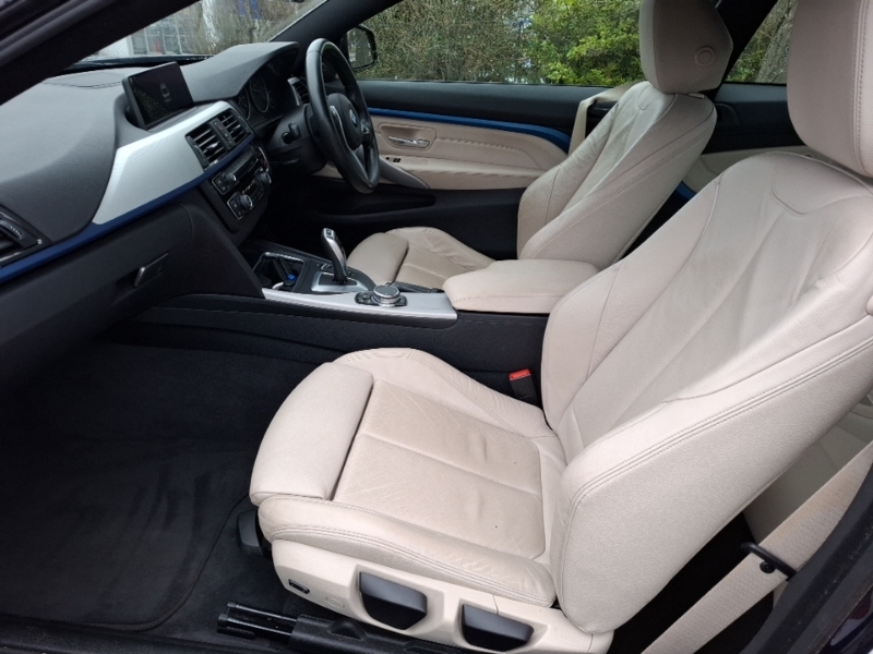 BMW 4 Series 420D 190 Xdrive M Sport Prof Media SD16EDW Blue #5