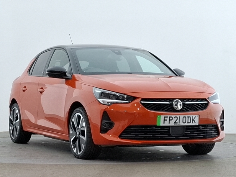 Vauxhall Corsa-e 100Kw Sri Nav Premium 50Kwh 7.4Kwch Orange