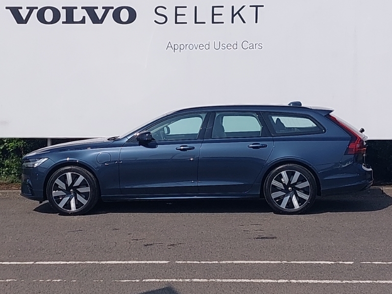 Volvo V90 2.0 T6 350 Phev Plus Dark Awd SM25NUK Blue #4