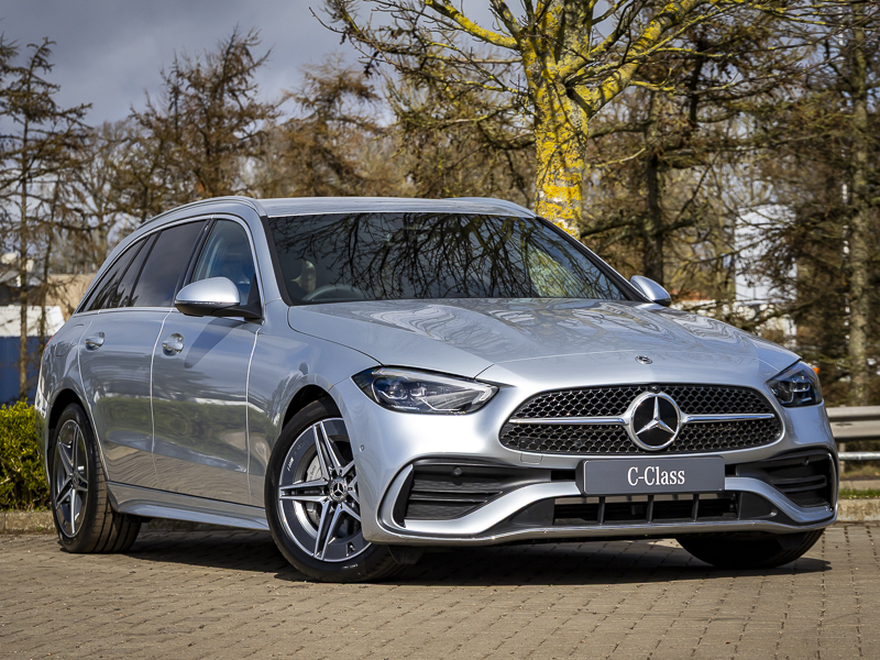 Mercedes-Benz C Class C200 Amg Line 9G-tronic Silver