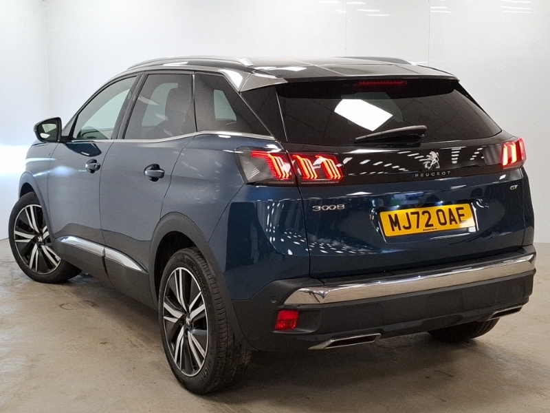 Peugeot 3008 Estate 1.5 Bluehdi Gt Premium Eat8 MJ72OAE Blue #2