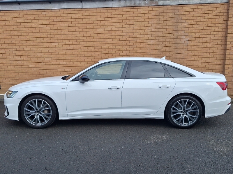 Audi A6 40 Tdi Quattro Black Edition S Tronic SP70UEN White #4