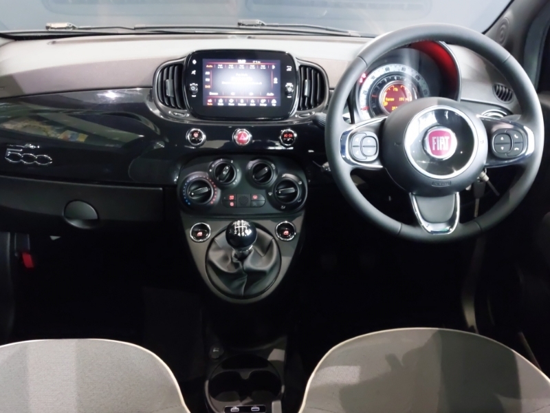 Fiat 500 1.0 Mild Hybrid Lounge YC70OZH Black #3