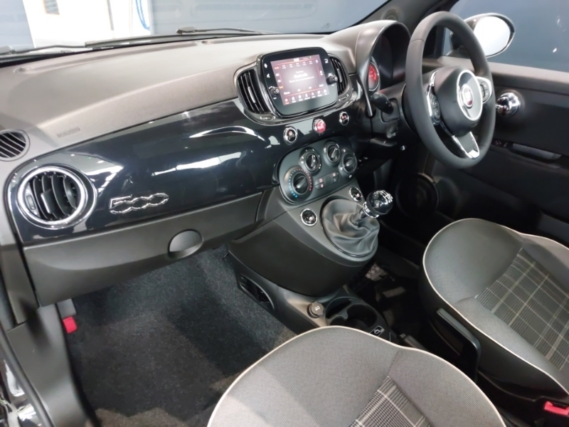 Fiat 500 1.0 Mild Hybrid Lounge YC70OZH Black #5