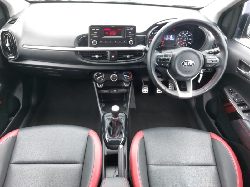 Kia Picanto 1.0 Gt-line SM17UGX Black #3
