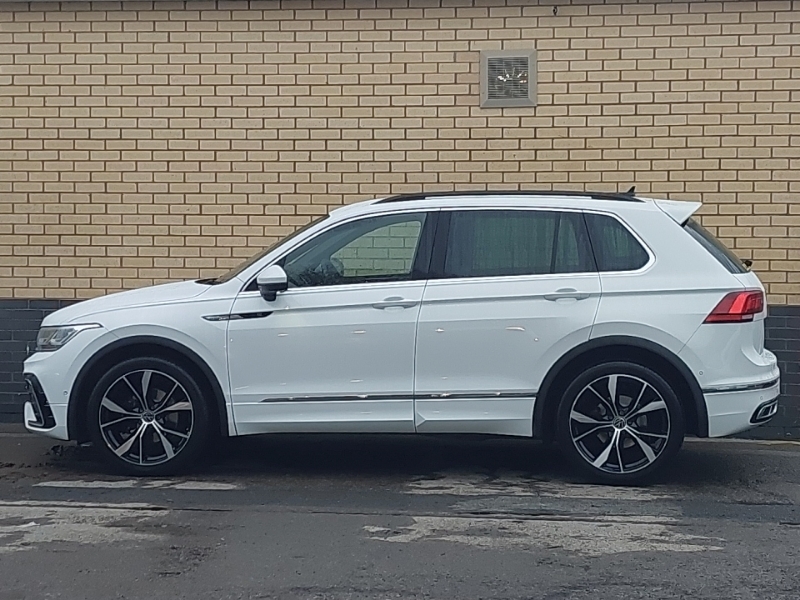 Volkswagen Tiguan 2.0 Tdi R-line Dsg DF72HDC White #4