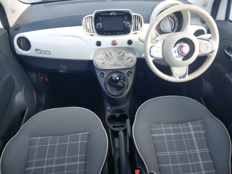 Fiat 500 1.2 Lounge PE67WWO White #3