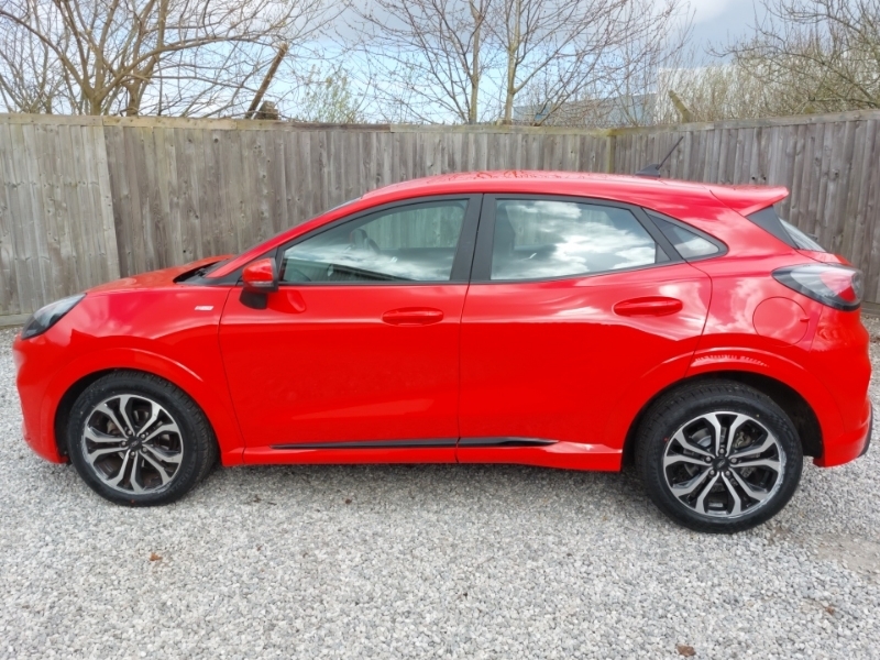Ford Puma 1.0 Ecoboost Hybrid Mhev St-line MT70GJX Red #4