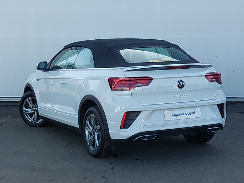 Volkswagen T-Roc 1.5 Tsi R-line Dsg White #2