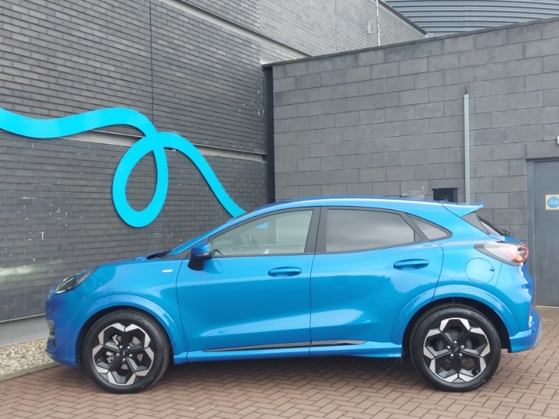 Ford Puma 1.0 Ecoboost Hybrid Mhev 155 St-line X Dct WN25OJG Blue #4