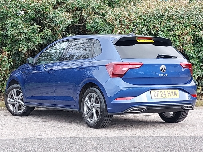 Volkswagen Polo 1.0 Tsi 110 R-line Dsg DF24HXM Blue #2