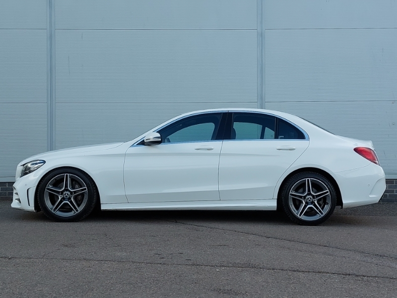 Mercedes-Benz C Class C220d Amg Line 9G-tronic SY19HFC White #4