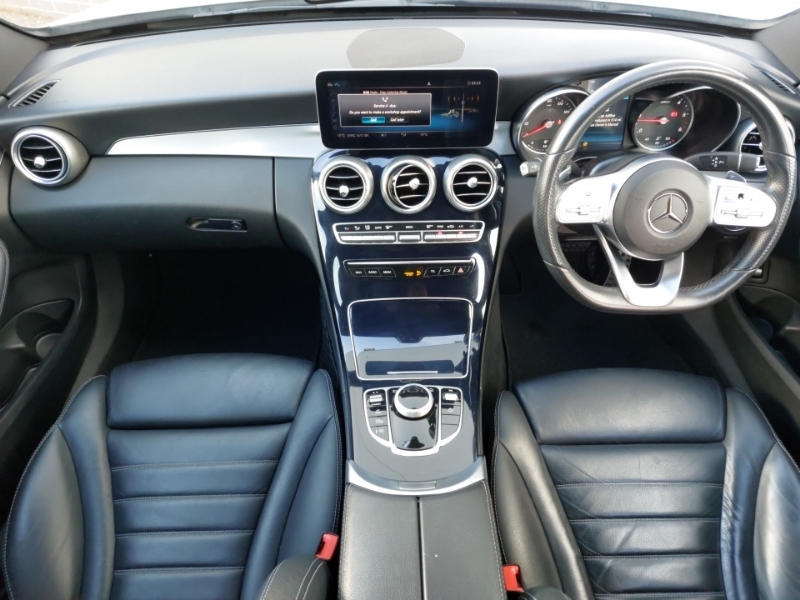 Mercedes-Benz C Class C220d Amg Line 9G-tronic SY19HFC White #3