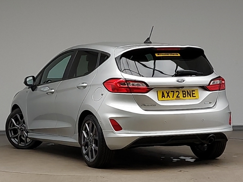 Ford Fiesta 1.0 Ecoboost Hybrid Mhev 125 St-line AX72BNE Silver #2