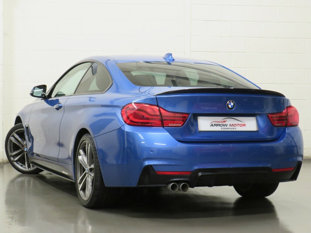 BMW 4 Series Gran Coupe Coupe 2.0 420D M Sport Euro 6 Ss 2017 NL67LFW Blue #6