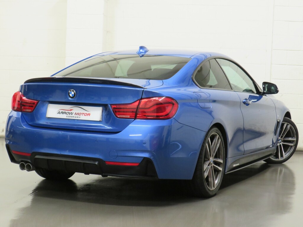 BMW 4 Series Gran Coupe Coupe 2.0 420D M Sport Euro 6 Ss 2017 NL67LFW Blue #3