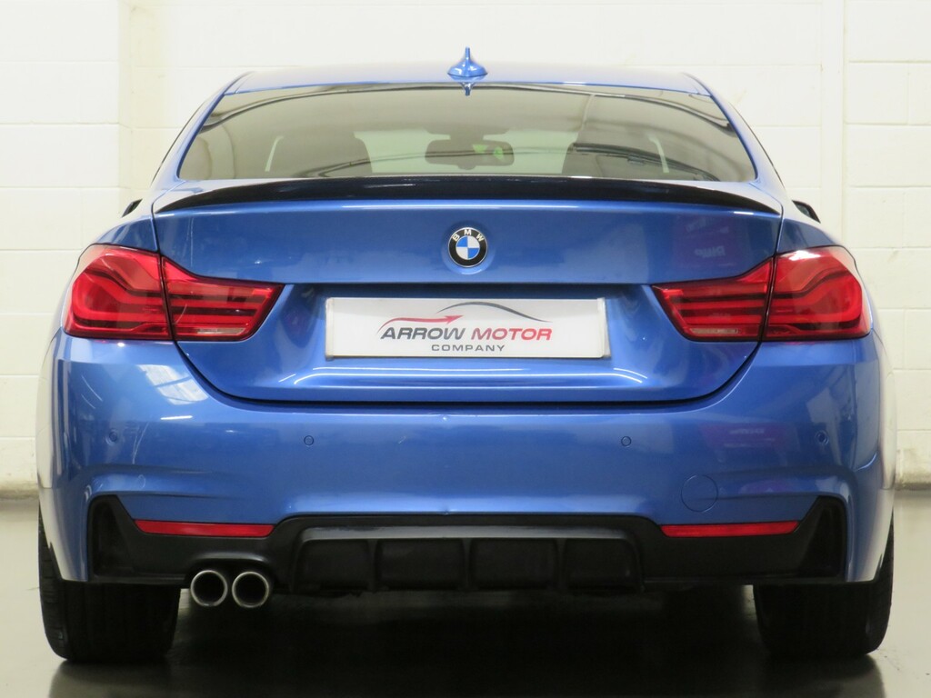 BMW 4 Series Gran Coupe Coupe 2.0 420D M Sport Euro 6 Ss 2017 NL67LFW Blue #4