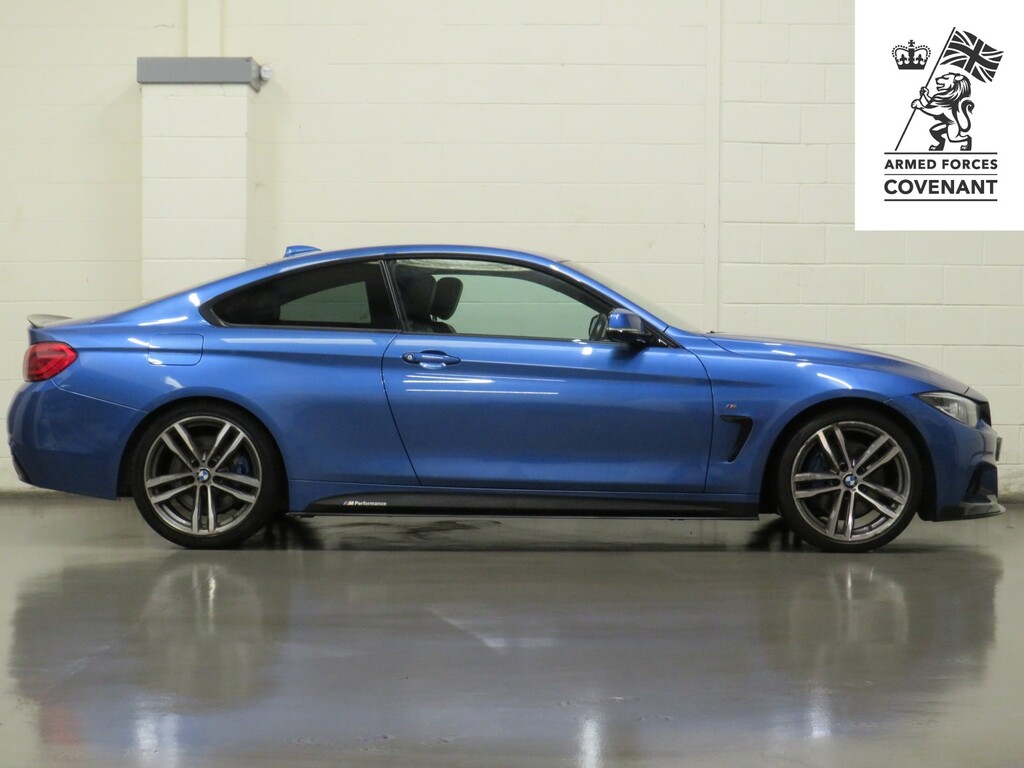 BMW 4 Series Gran Coupe Coupe 2.0 420D M Sport Euro 6 Ss 2017 NL67LFW Blue #2