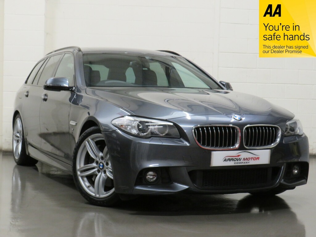 BMW 5 Series Estate 3.0 530D M Sport Touring Euro 6 Ss Grey