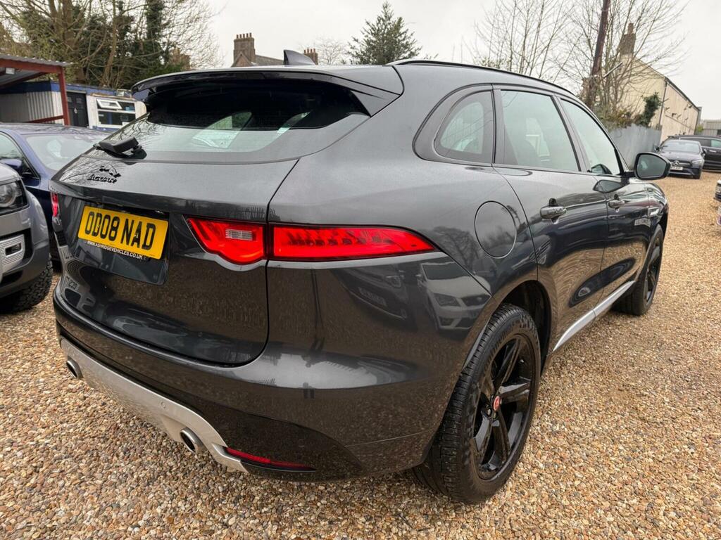 Jaguar F-Pace Suv 3.0 D300 V6 S Awd Euro 6 Ss 2017 OD08NAD Grey #4
