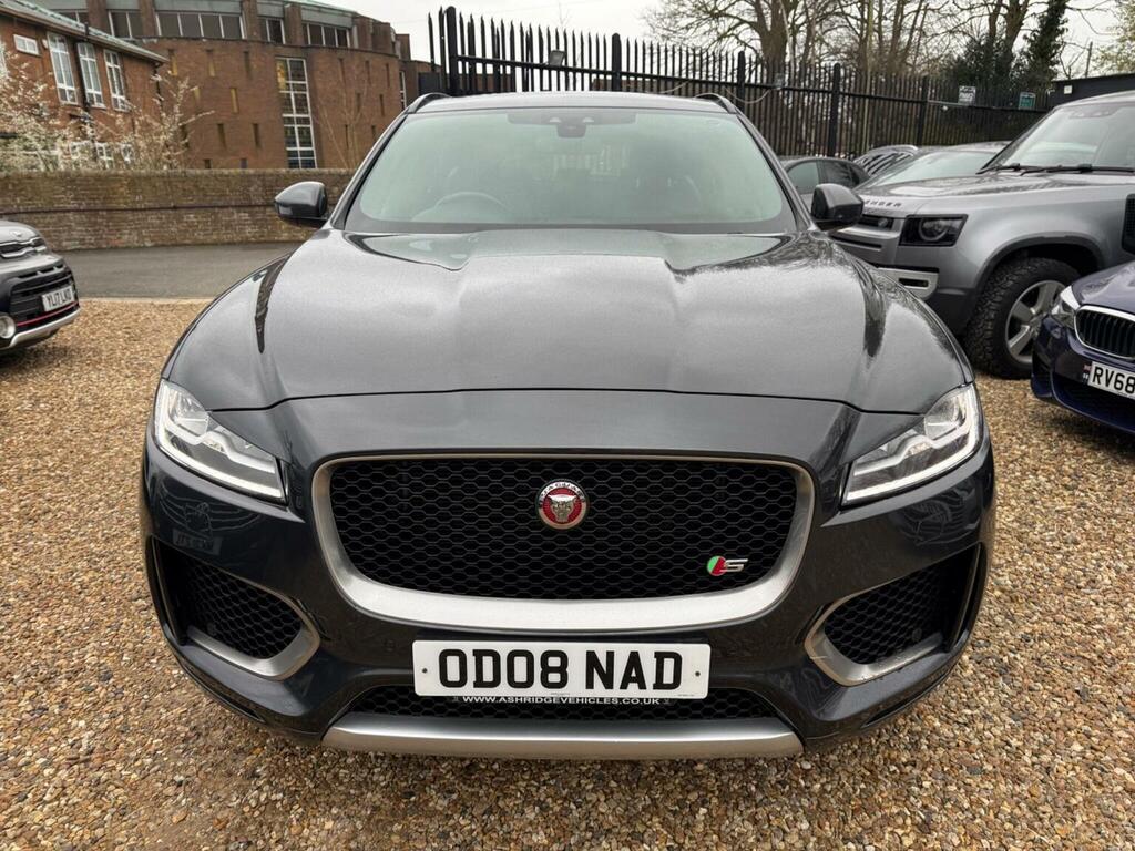 Jaguar F-Pace Suv 3.0 D300 V6 S Awd Euro 6 Ss 2017 OD08NAD Grey #2