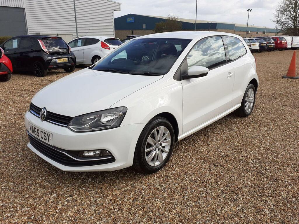 Volkswagen Polo Hatchback 1.0 Bluemotion Tech Se Euro 6 Ss VA65CSY White #3