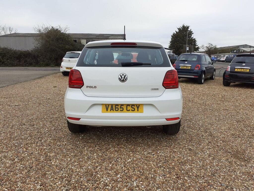 Volkswagen Polo Hatchback 1.0 Bluemotion Tech Se Euro 6 Ss VA65CSY White #6