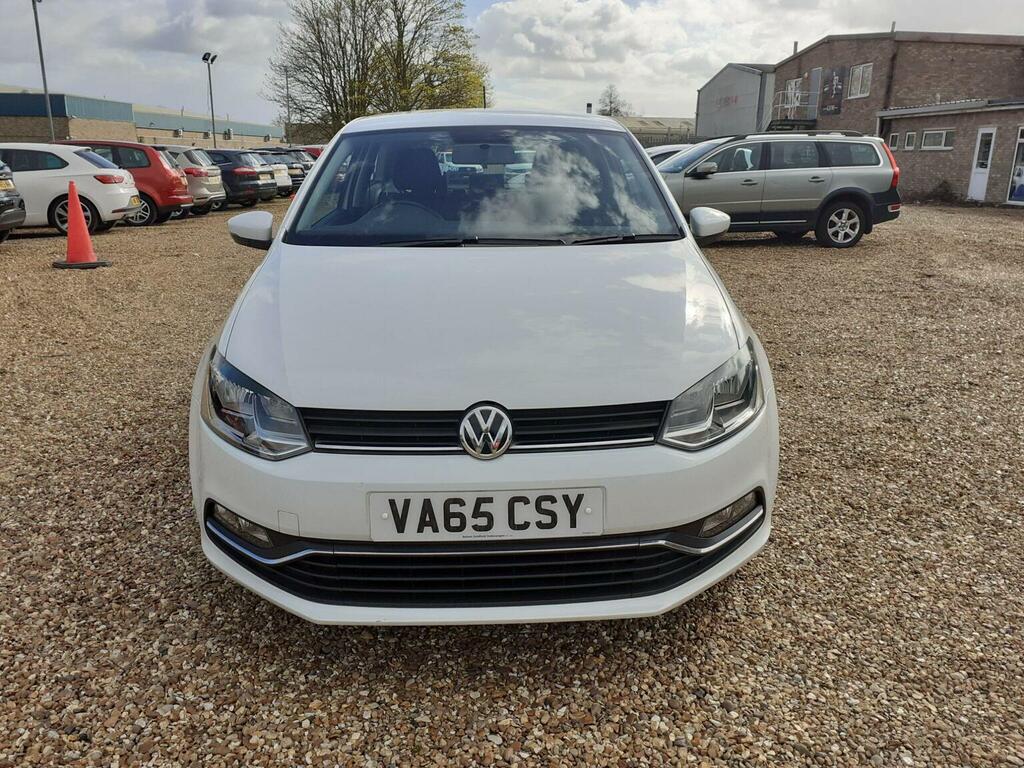Volkswagen Polo Hatchback 1.0 Bluemotion Tech Se Euro 6 Ss VA65CSY White #2