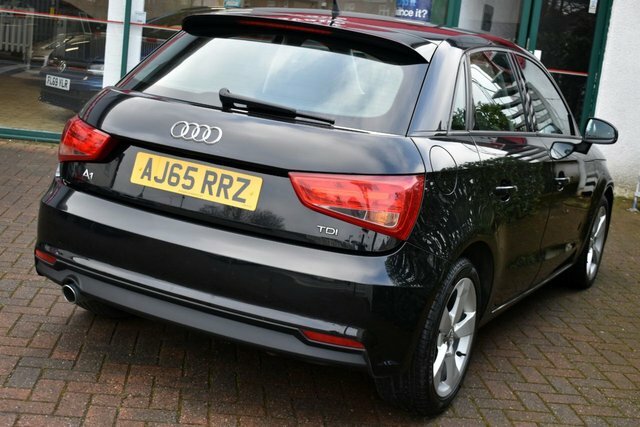 Audi A1 2016 1.6Tdi Sport Sportback 114 Bhp Euro 6 AJ65RRZ Black #6