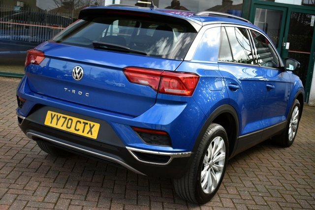 Volkswagen T-Roc 2020 1.5Tsi Se 6-Speed 148 Bhp Euro 6 YY70CTX Blue #6