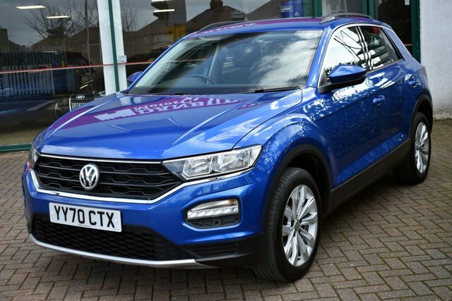 Volkswagen T-Roc 2020 1.5Tsi Se 6-Speed 148 Bhp Euro 6 YY70CTX Blue #3