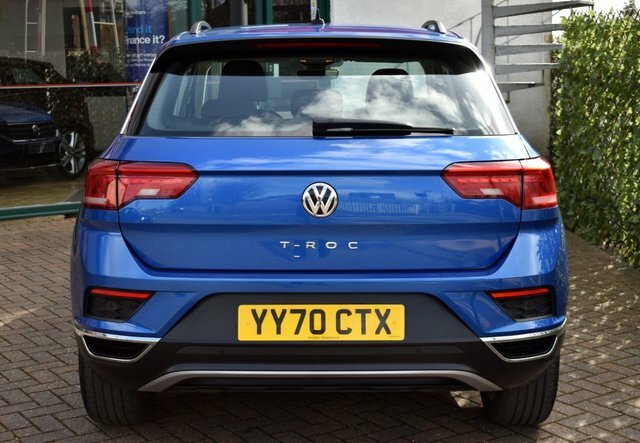 Volkswagen T-Roc 2020 1.5Tsi Se 6-Speed 148 Bhp Euro 6 YY70CTX Blue #5