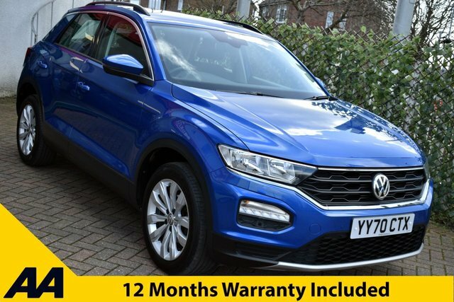 Volkswagen T-Roc 2020 1.5Tsi Se 6-Speed 148 Bhp Euro 6 Blue