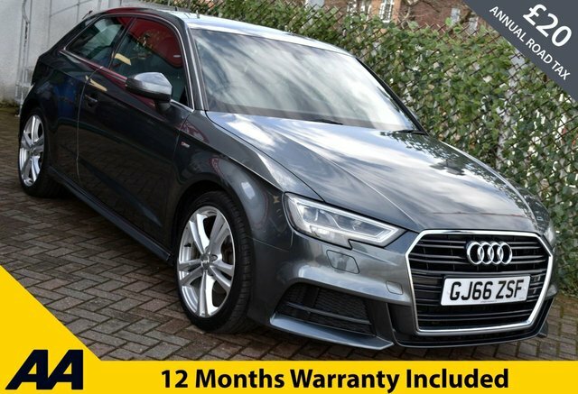 Audi A3 2016 1.4Tfsi S-line 6-Speed 148 Bhp Euro 6 Grey