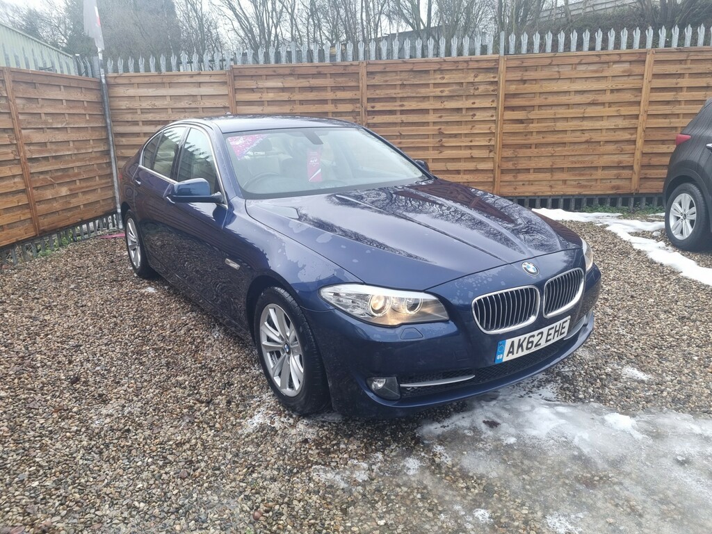 BMW 5 Series Saloon 2.0 520D Se Saloon 2012 AK62EHE Blue #3
