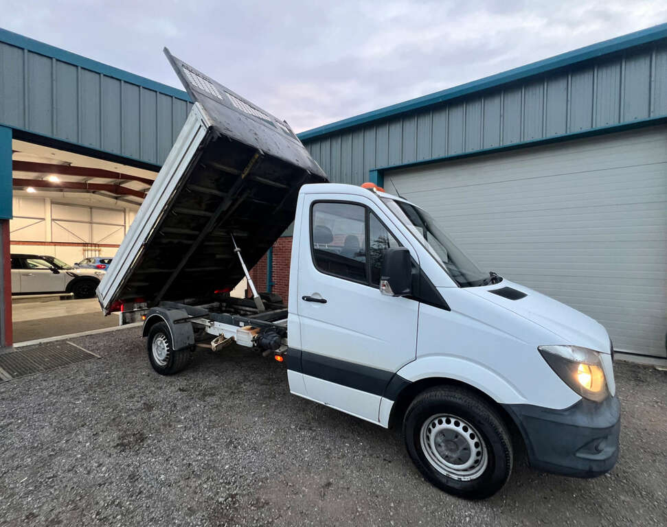 Mercedes-Benz Sprinter 2.1 313 Cdi Blueefficiency Tipper Manua White #4
