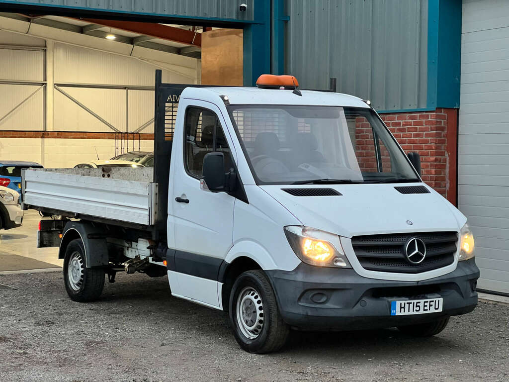 Mercedes-Benz Sprinter 2.1 313 Cdi Blueefficiency Tipper Manua White #2